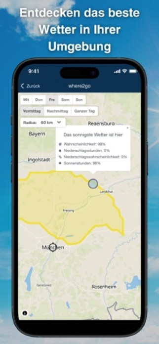 Wetter & Regenradar meteoblue Smartphone-Screenshot7