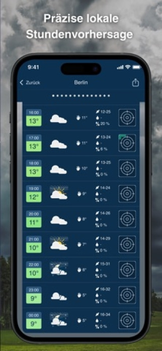 Wetter & Regenradar meteoblue Smartphone-Screenshot9