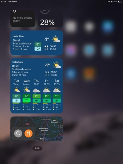 meteoblue Wetter & Karten Tablet-Screenshot8