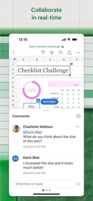 Microsoft Excel Smartphone-Screenshot6