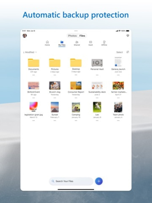 Microsoft OneDrive Tablet-Screenshot2