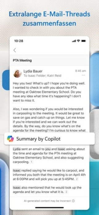 Microsoft Outlook Smartphone-Screenshot3