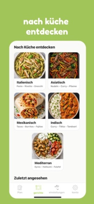 mise – Essensplaner Smartphone-Screenshot2