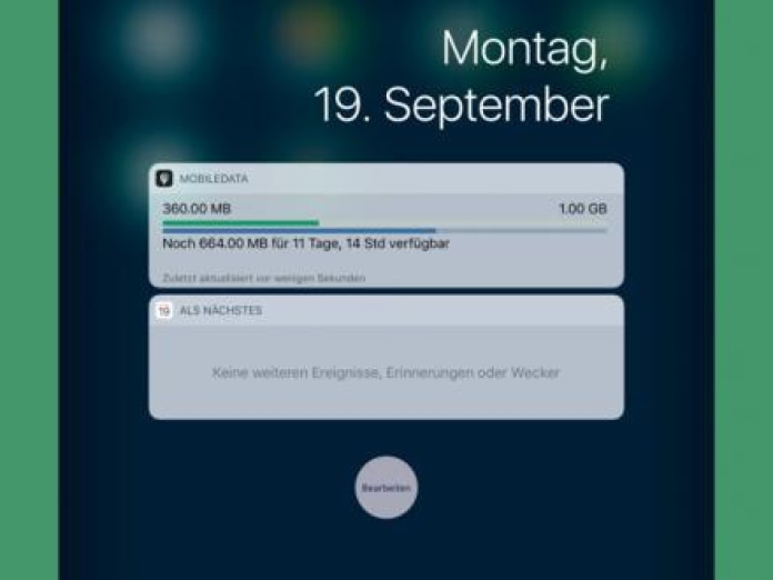 MobileData - Datenverbrauch Smartphone-Screenshot