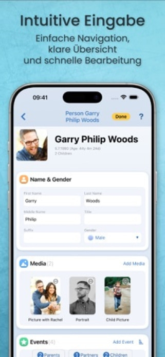 MobileFamilyTree 11 Smartphone-Screenshot2