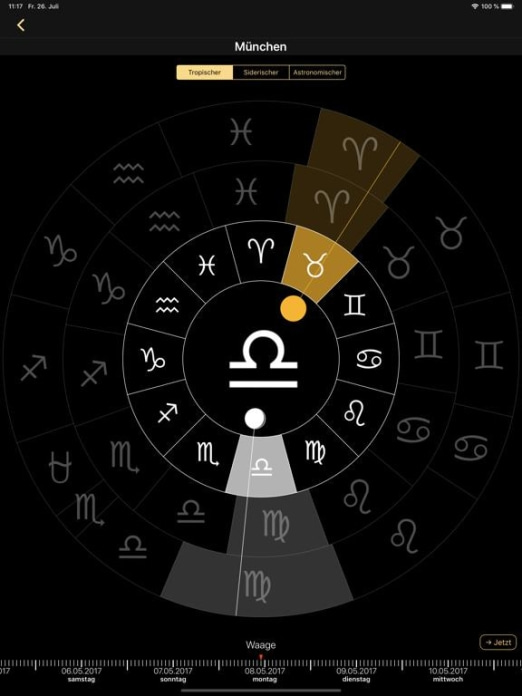 Mondphasen + Mondkalender Tablet-Screenshot3