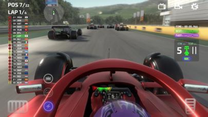 Monoposto Smartphone-Screenshot