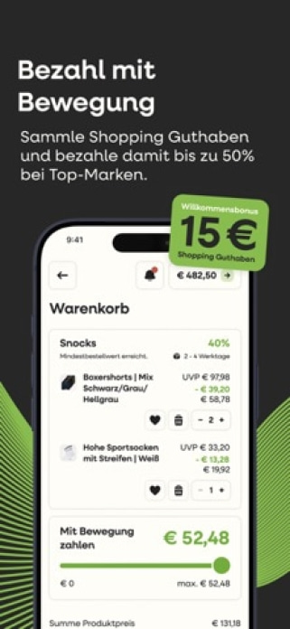 move2pay Smartphone-Screenshot