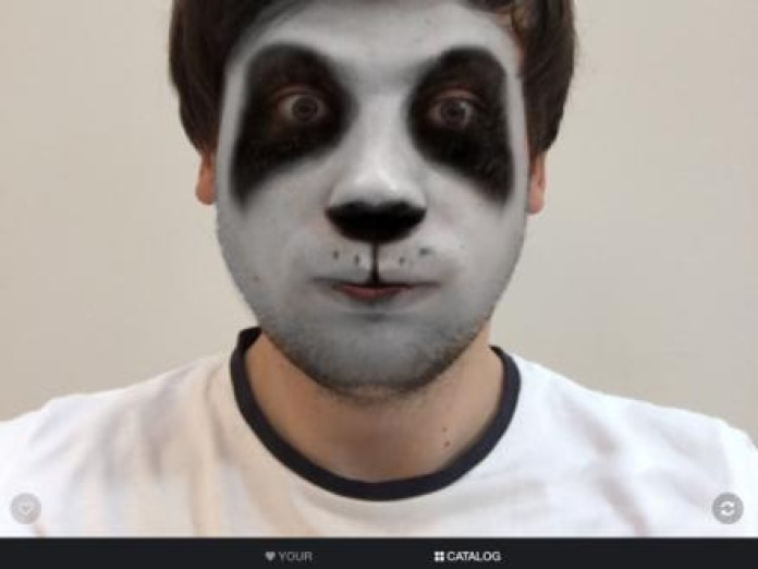 MSQRD –” Live-Filter für Video-Selfies Smartphone-Screenshot