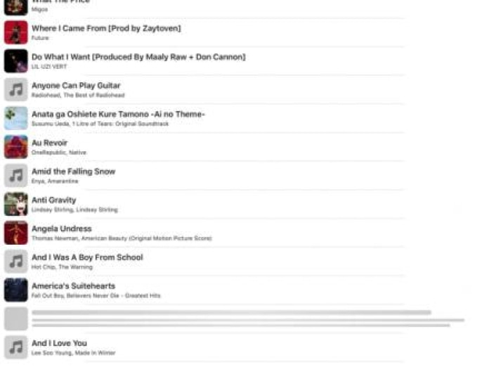 Musica offline hören music Smartphone-Screenshot