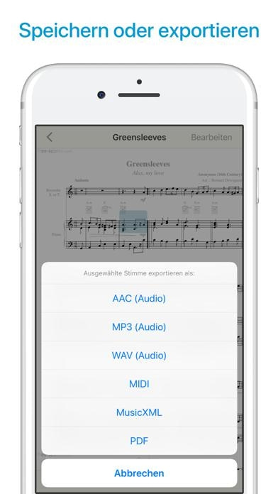 Musik Noten Scanner & Leser Smartphone-Screenshot4
