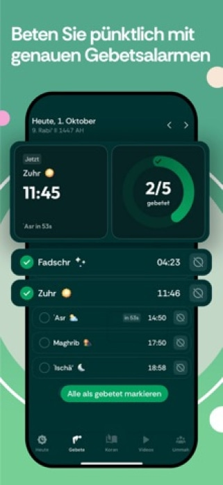 Muslim Pro: Quran & Athan Smartphone-Screenshot