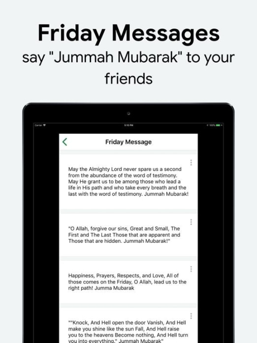 Muslim: Gebetszeiten, Qibla Tablet-Screenshot7