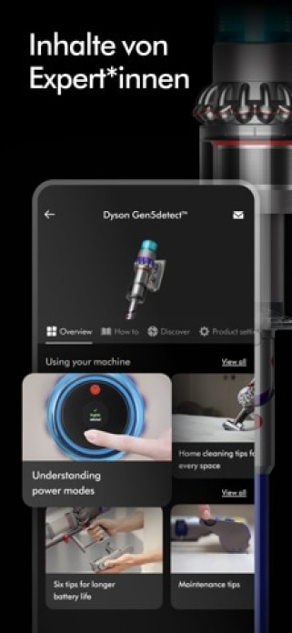 MyDyson&trade; Smartphone-Screenshot4