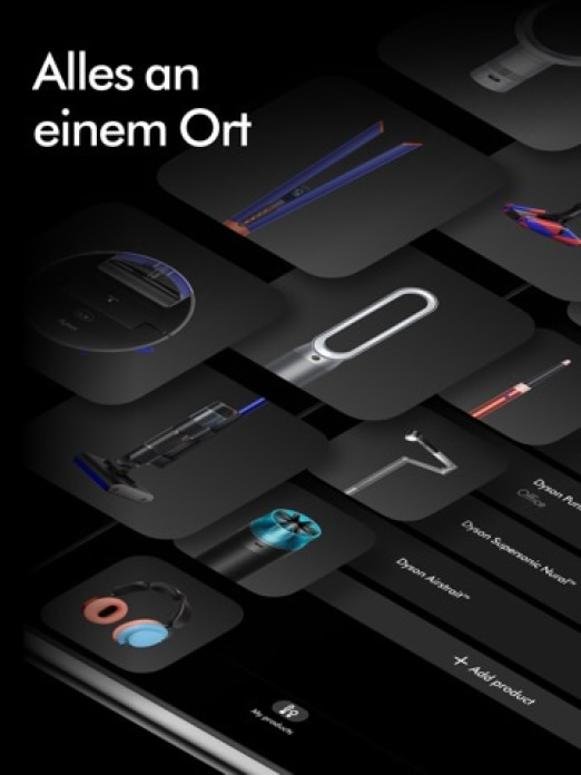 MyDyson&trade; Tablet-Screenshot