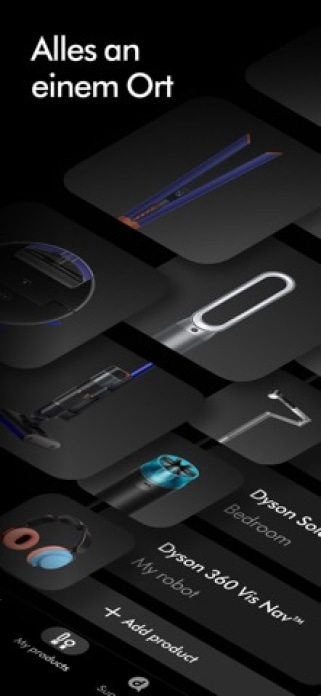 MyDyson&trade; Smartphone-Screenshot