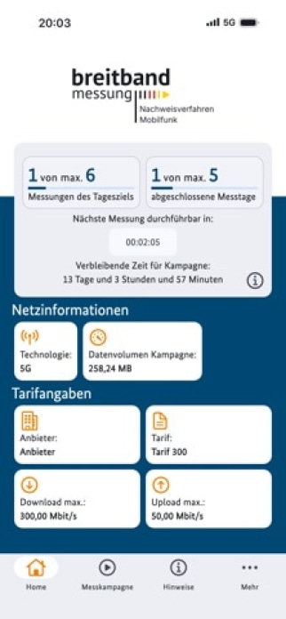 Nachweisverfahren Mobilfunk Smartphone-Screenshot3