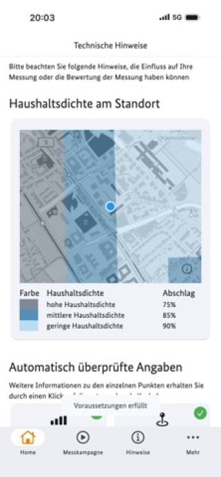 Nachweisverfahren Mobilfunk Smartphone-Screenshot4