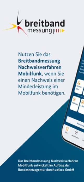 Nachweisverfahren Mobilfunk Smartphone-Screenshot
