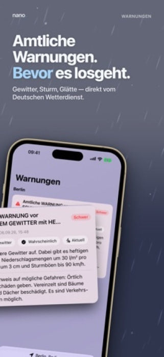 nano - Wetter für Deutschland Smartphone-Screenshot3