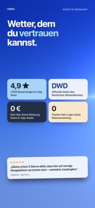 nano - Wetter f&uuml;r Deutschland Smartphone-Screenshot7