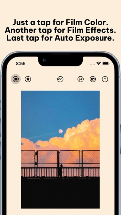 Negative - Film Look Filter. Smartphone-Screenshot2