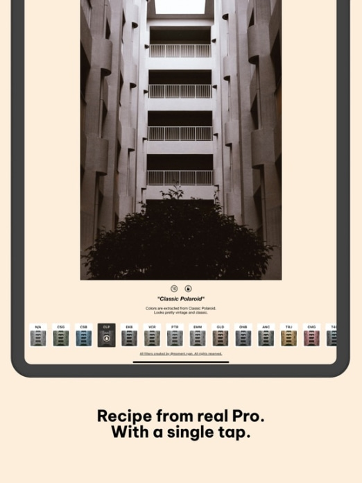 Negative - Film Look Filter. Tablet-Screenshot5