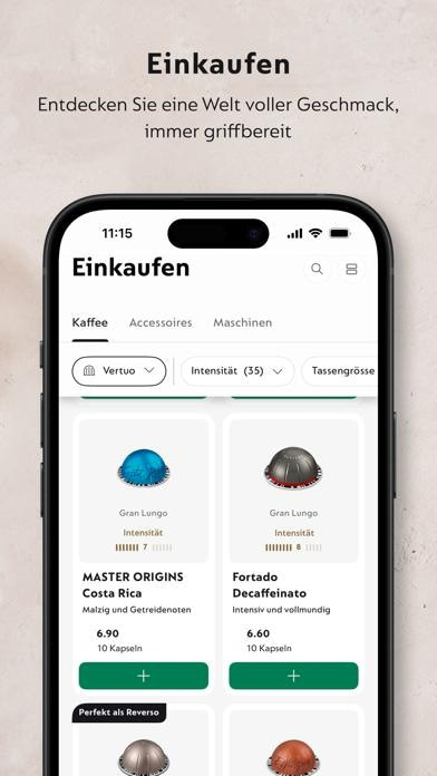 Nespresso Store Smartphone-Screenshot3