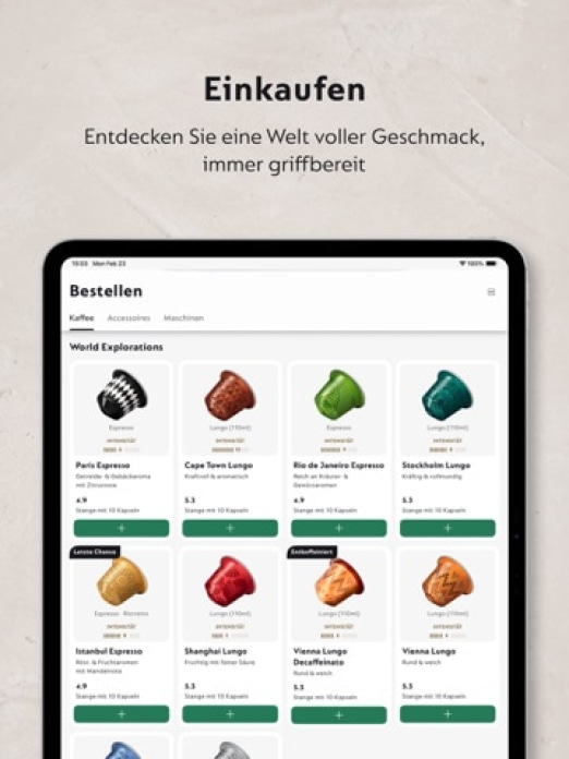 Nespresso Store Tablet-Screenshot2