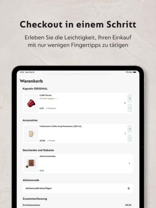 Nespresso Store Tablet-Screenshot3