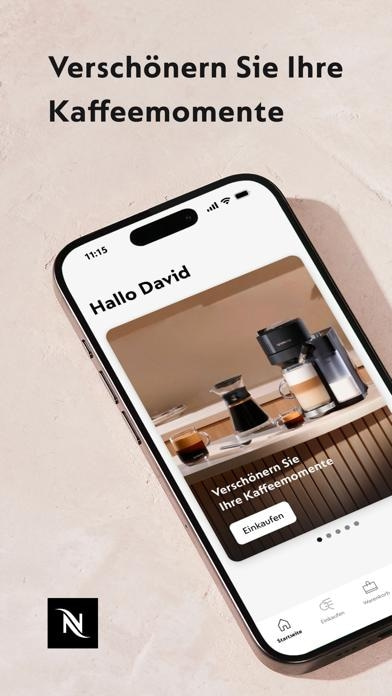 Nespresso Store Smartphone-Screenshot