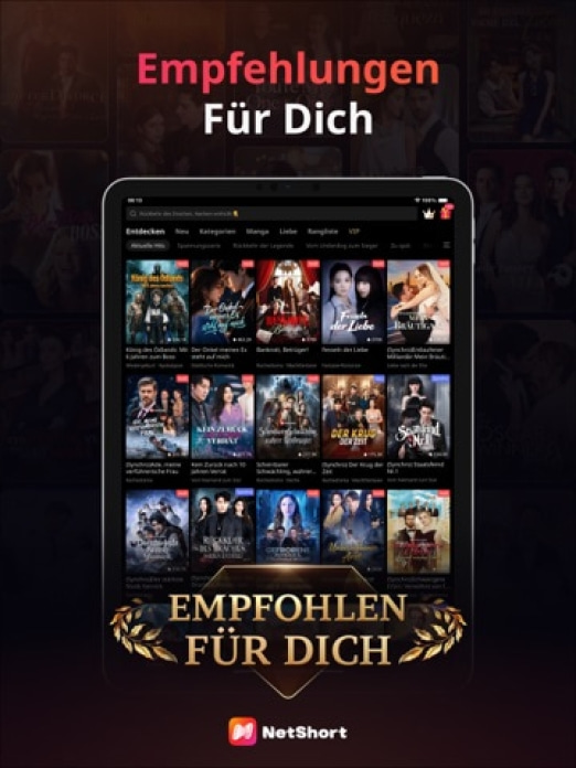 NetShort -Beliebte Dramen & TV Tablet-Screenshot2