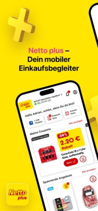 Netto plus Smartphone-Screenshot