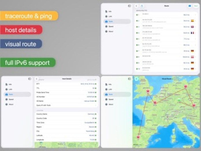 Network Analyzer Pro: IP Tools Tablet-Screenshot