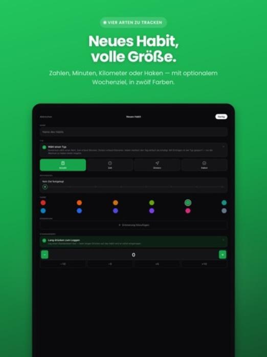 Nexter - Habit Tracker Tablet-Screenshot4
