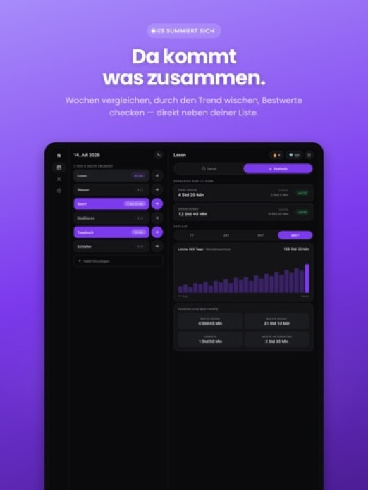 Nexter - Habit Tracker Tablet-Screenshot5