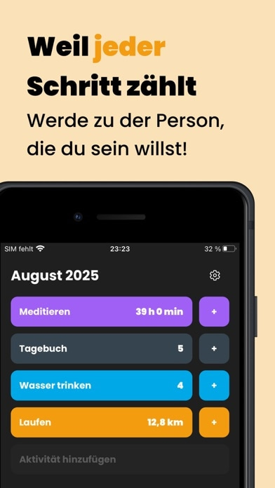 Nexter - Habit Tracker Smartphone-Screenshot