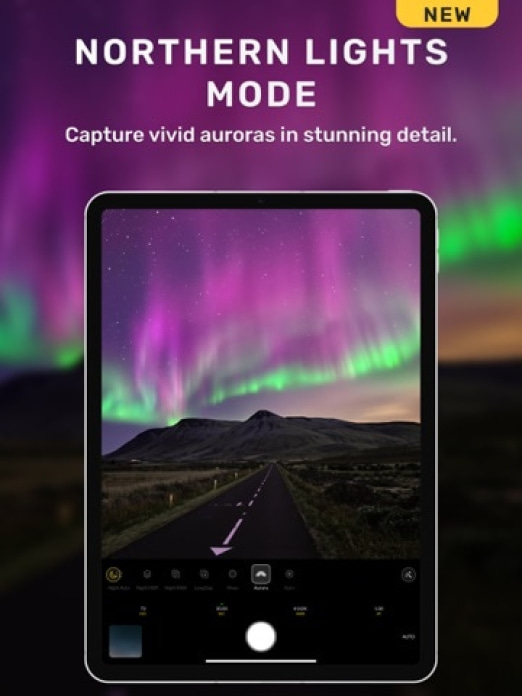 Nightcam: Nachtmodus-Kamera Tablet-Screenshot