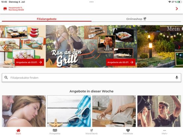 NORMA Tablet-Screenshot