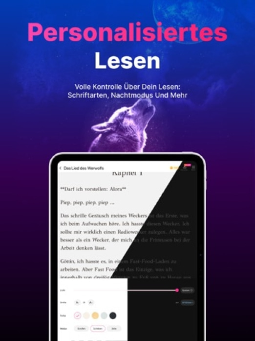 NovelFlow-Unbegrenzte Bücher Tablet-Screenshot4