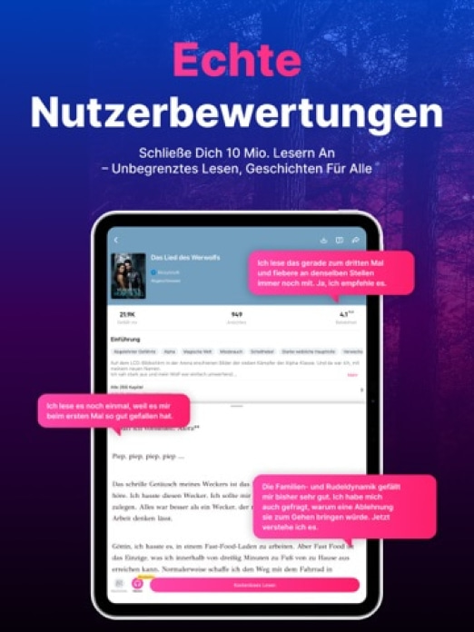 NovelFlow-Unbegrenzte Bücher Tablet-Screenshot5