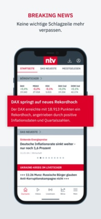 ntv Nachrichten Smartphone-Screenshot2