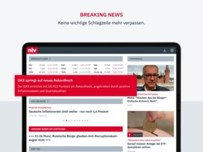 ntv Nachrichten Tablet-Screenshot2