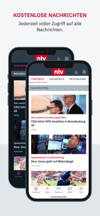 ntv Nachrichten Smartphone-Screenshot