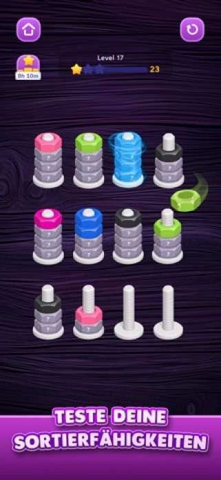 Nut Sort: Color Sorting Game Smartphone-Screenshot3