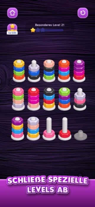 Nut Sort: Color Sorting Game Smartphone-Screenshot5