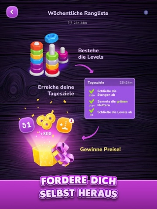 Nut Sort: Color Sorting Game Tablet-Screenshot4