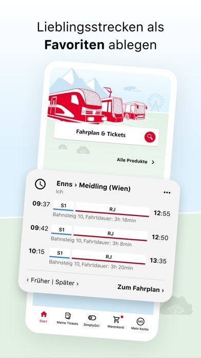 ÖBB Tickets Smartphone-Screenshot7