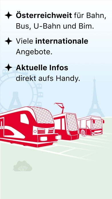 ÖBB Tickets Smartphone-Screenshot