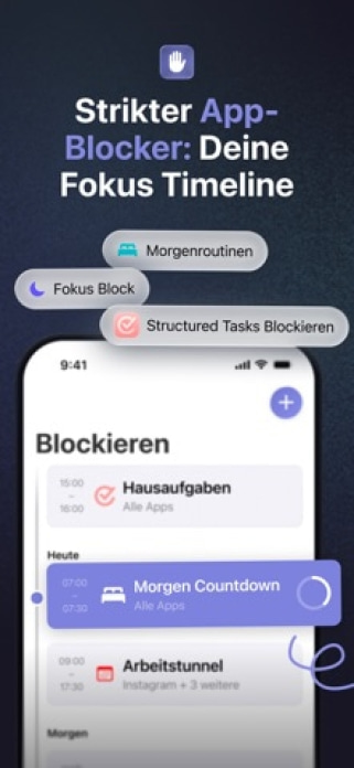 one sec | App Zeitlimit Sperre Smartphone-Screenshot5